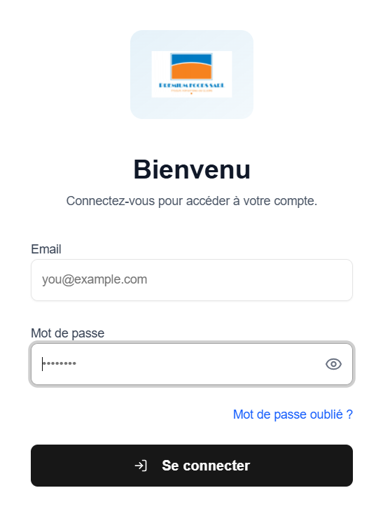 Formulaire de connexion
